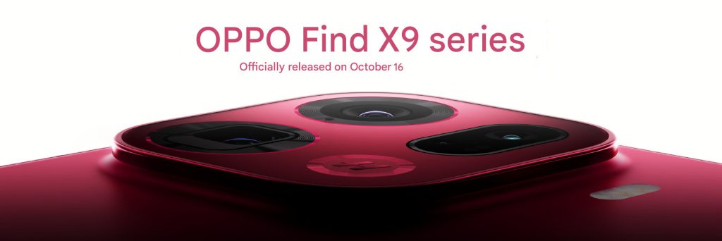 OPPO Find X9 Series Launch Confirmed for October 16th