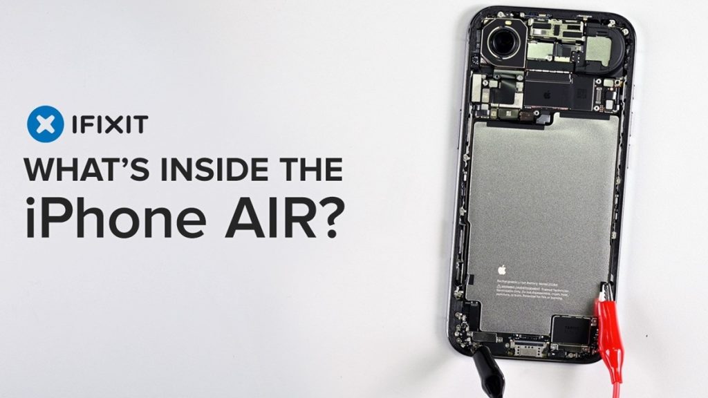 Apple iPhone Air Teardown Reveals Surprisingly Repair-Friendly Design