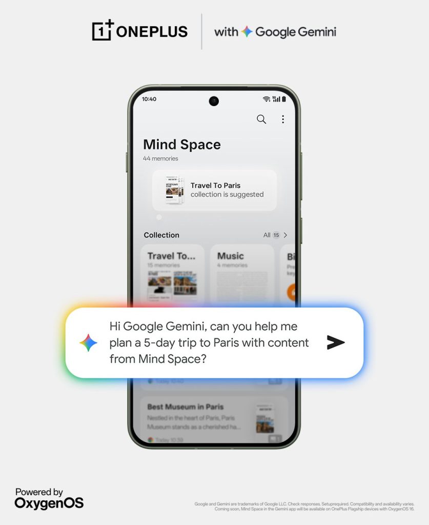OnePlus Accelerates AI Integration with Google Gemini in OxygenOS