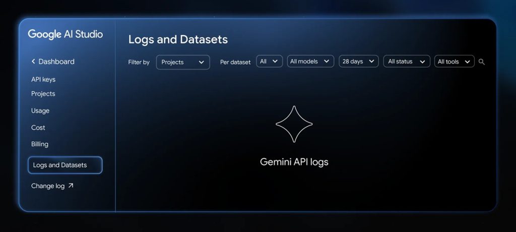 Google AI Studio Boosts Developer Toolkit with Logging and Dataset Export