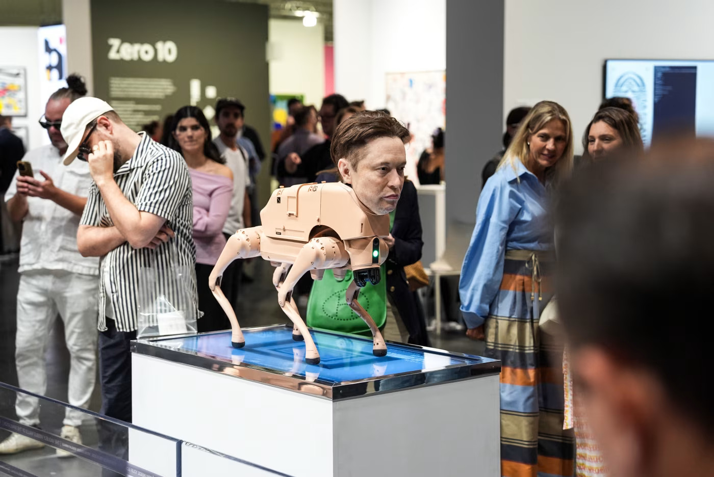 Beeple's $100K Robot Dog Artwork, Featuring Musk & Picasso, Sells Instantly